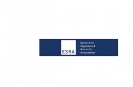 推进电子签名和记录方面的领导作用而荣获ESRA基石奖