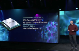 英特尔宣布支持5点5GHz的第12代CPU
