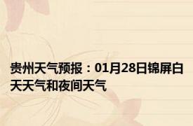 贵州天气预报：01月28日锦屏白天天气和夜间天气