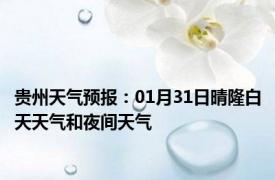 贵州天气预报：01月31日晴隆白天天气和夜间天气