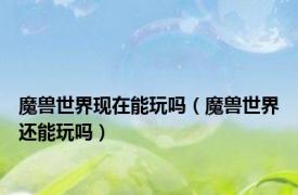 魔兽世界现在能玩吗（魔兽世界还能玩吗）