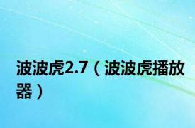 波波虎2.7（波波虎播放器）