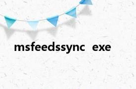 msfeedssync  exe