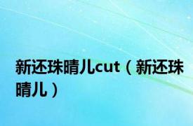 新还珠晴儿cut（新还珠晴儿）