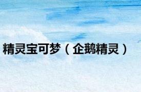 精灵宝可梦（企鹅精灵）