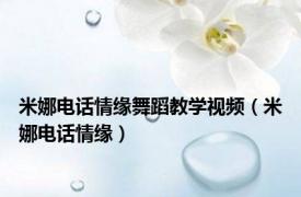 米娜电话情缘舞蹈教学视频（米娜电话情缘）