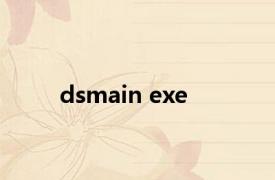 dsmain exe