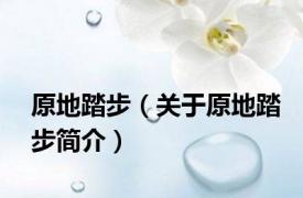 原地踏步（关于原地踏步简介）