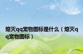 熄灭qq宠物图标是什么（熄灭qq宠物图标）