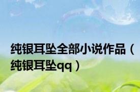 纯银耳坠全部小说作品（纯银耳坠qq）