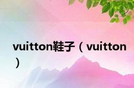 vuitton鞋子（vuitton）