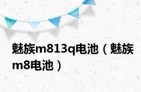魅族m813q电池（魅族m8电池）
