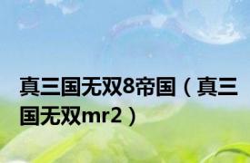 真三国无双8帝国（真三国无双mr2）