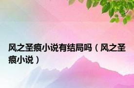 风之圣痕小说有结局吗（风之圣痕小说）