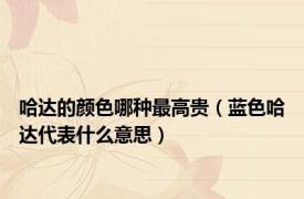 哈达的颜色哪种最高贵（蓝色哈达代表什么意思）