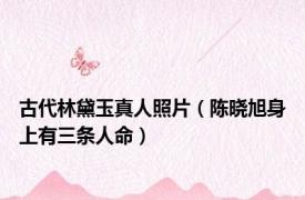 古代林黛玉真人照片（陈晓旭身上有三条人命）