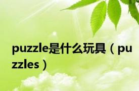 puzzle是什么玩具（puzzles）