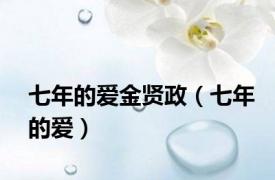 七年的爱金贤政（七年的爱）