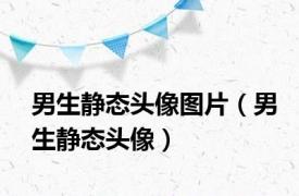 男生静态头像图片（男生静态头像）