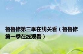 鲁鲁修第三季在线关看（鲁鲁修第一季在线观看）