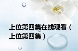 上位第四集在线观看（上位第四集）