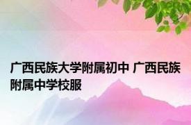广西民族大学附属初中 广西民族附属中学校服 