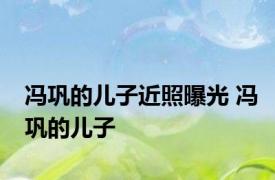 冯巩的儿子近照曝光 冯巩的儿子 