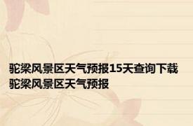 驼梁风景区天气预报15天查询下载 驼梁风景区天气预报 