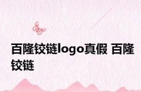 百隆铰链logo真假 百隆铰链 