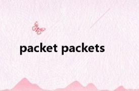 packet packets 