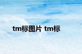 tm标图片 tm标 