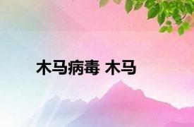 木马病毒 木马 