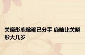 关晓彤鹿晗确已分手 鹿晗比关晓彤大几岁 