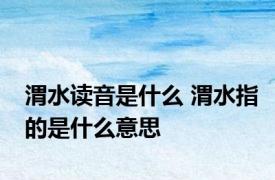 渭水读音是什么 渭水指的是什么意思