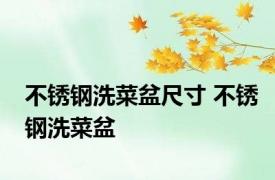 不锈钢洗菜盆尺寸 不锈钢洗菜盆 