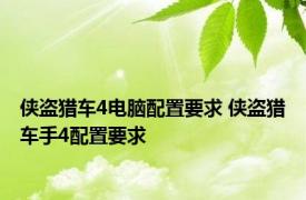 侠盗猎车4电脑配置要求 侠盗猎车手4配置要求 