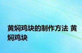 黄焖鸡块的制作方法 黄焖鸡块 