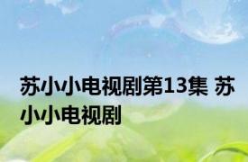 苏小小电视剧第13集 苏小小电视剧 