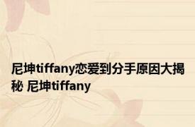 尼坤tiffany恋爱到分手原因大揭秘 尼坤tiffany 