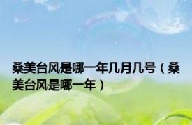 桑美台风是哪一年几月几号（桑美台风是哪一年）