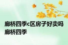 廊桥四季c区房子好卖吗 廊桥四季 