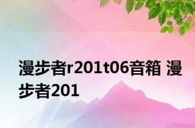 漫步者r201t06音箱 漫步者201 