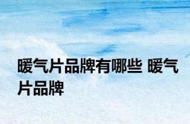 暖气片品牌有哪些 暖气片品牌 