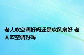 老人吹空调好吗还是吹风扇好 老人吹空调好吗 