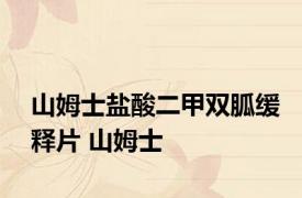 山姆士盐酸二甲双胍缓释片 山姆士 