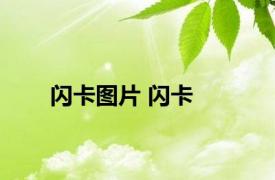 闪卡图片 闪卡 