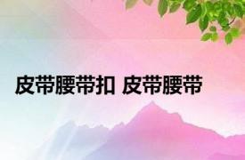 皮带腰带扣 皮带腰带 
