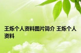 王烁个人资料图片简介 王烁个人资料 
