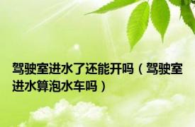 驾驶室进水了还能开吗（驾驶室进水算泡水车吗）