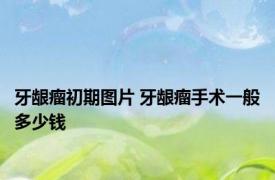 牙龈瘤初期图片 牙龈瘤手术一般多少钱 